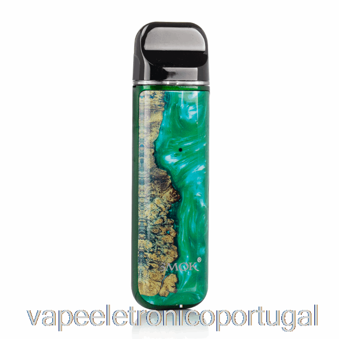 Vape Eletrônico Smok Novo 2 25w Sistema Pod Madeira Estabilizadora Verde